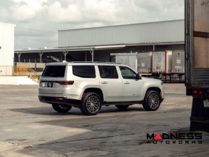Jeep Wagoneer Custom Wheels - HF6-3 by Vossen - Brushed Gloss Black